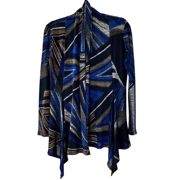 EUC Clara Sun Woo Cardigan Set in Blue Black and Gold size Small - Picture 3 of 10